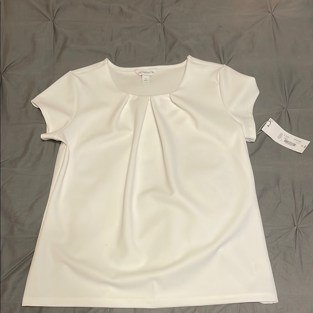 White Short Sleeve Women's Top